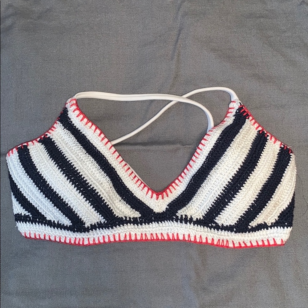 NWOT Knitted Bikini Top